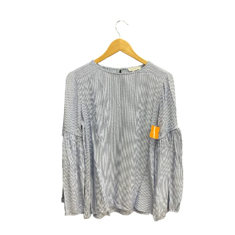 Top Long Sleeve By Beachlunchlounge In Blue, Size: S