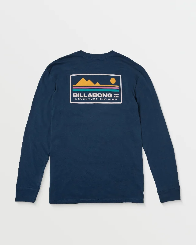 A/Div Range Long Sleeve T-Shirt - Dark Blue