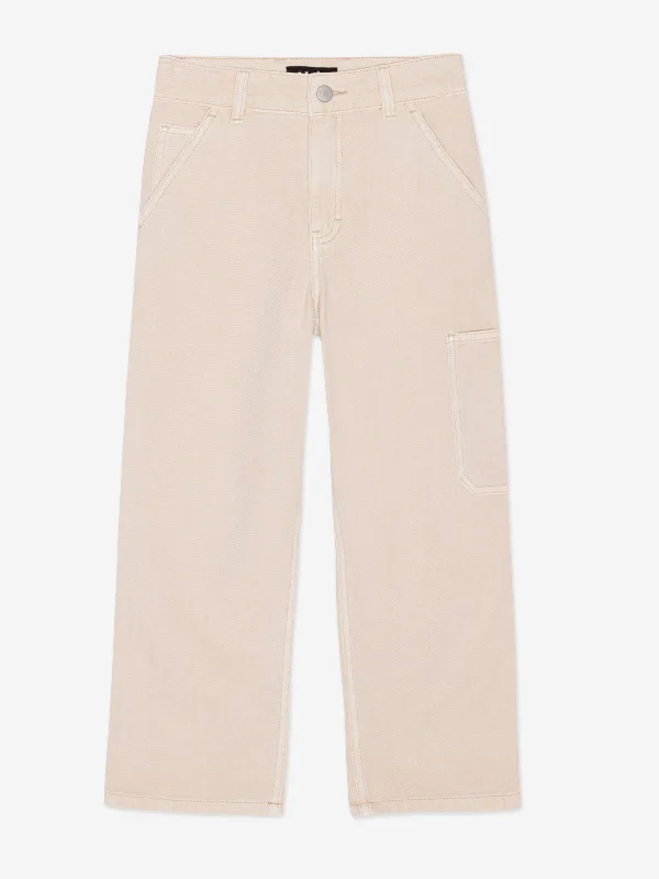 Molo Boys Regular Fit Woven Trousers in Beige