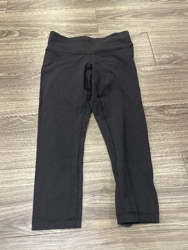 Athletic Leggings Capris By Lululemon In Black, Size: 6