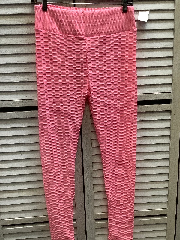 Athletic Leggings By Clothes Mentor In Pink, Size: L