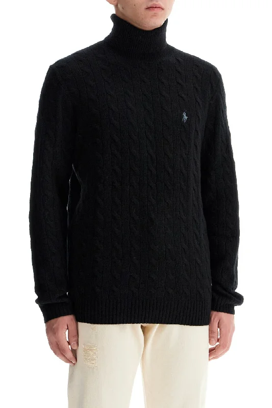 Polo Ralph Lauren Cable-Knit Wool And Cashmere Turt