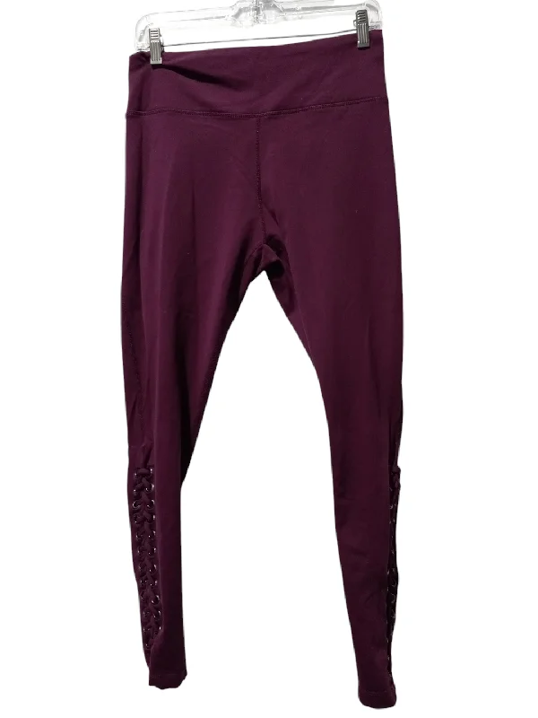 Athletic Leggings By Clothes Mentor In Purple, Size: L