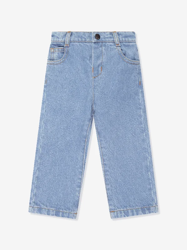 Fendi Baby Boys Denim Jeans in Blue