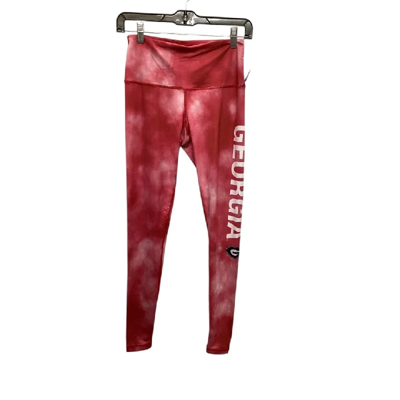 Athletic Leggings By Clothes Mentor In Red, Size: S