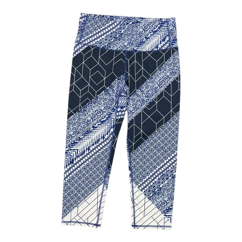 Athletic Leggings Capris By Athleta In Blue, Size:S