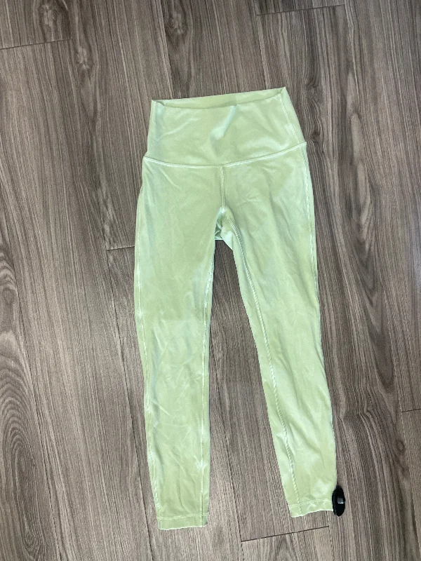 Athletic Leggings By Lululemon In Green, Size: 4