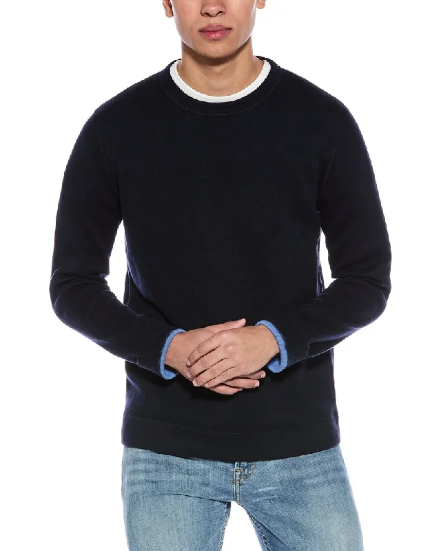 tyler böe Ribbed Double Faced Cashmere-Blend Crewneck Sweater