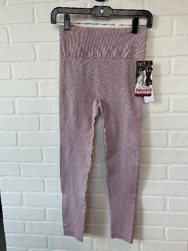 Purple Athletic Leggings Clothes Mentor, Size 4