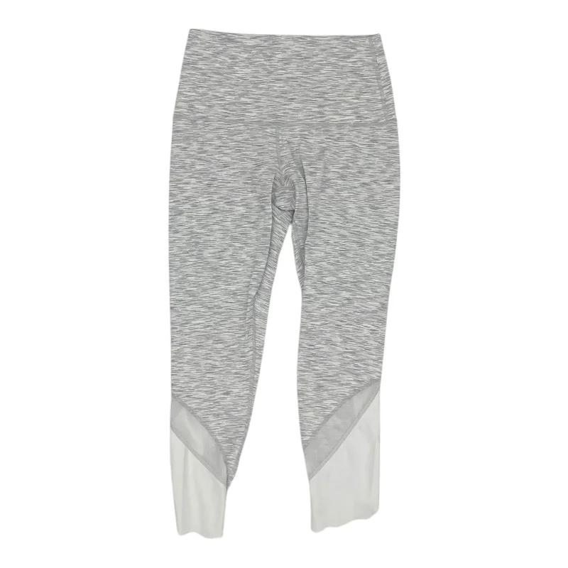 Athletic Leggings Capris By Lululemon In Grey, Size:S