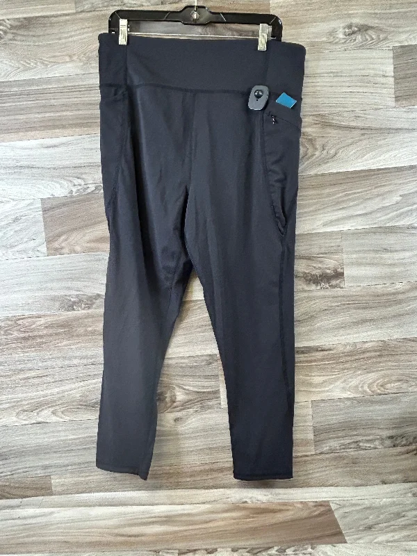 Athletic Leggings Capris By Clothes Mentor In Black, Size: Xl