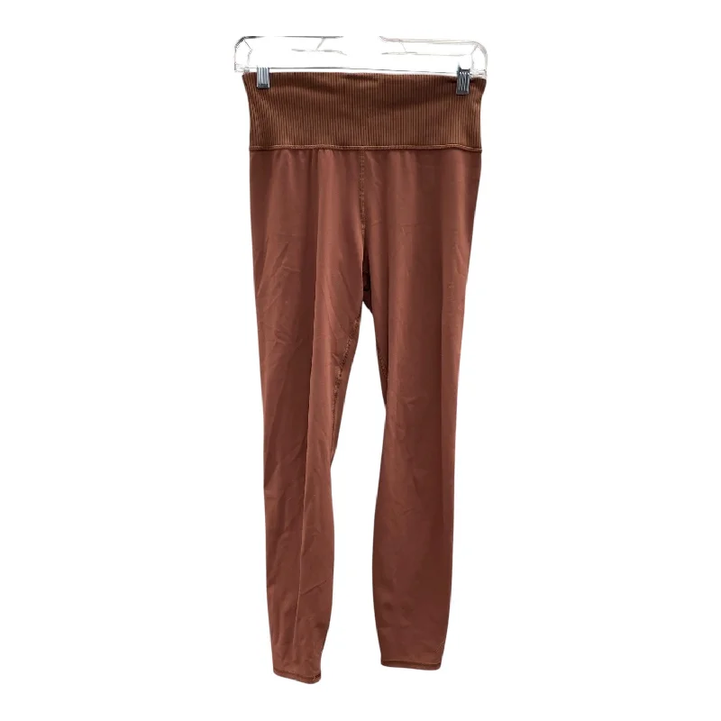 Athletic Leggings By Vuori In Brown, Size:M