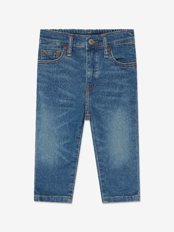 Ralph Lauren Baby Boys Slim Fit Jeans in Blue