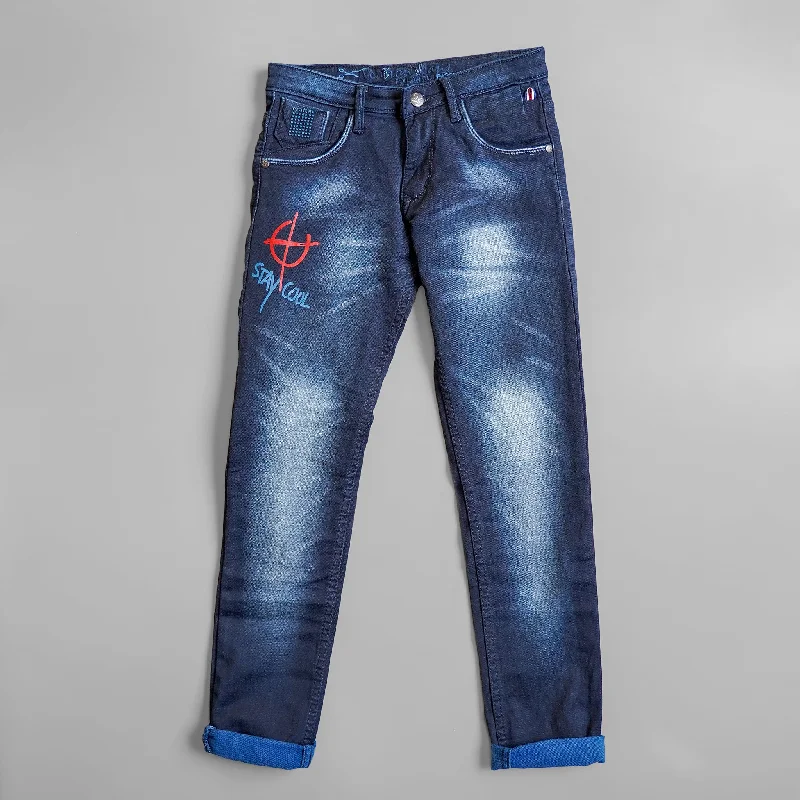 Navy Blue Jeans for Boys