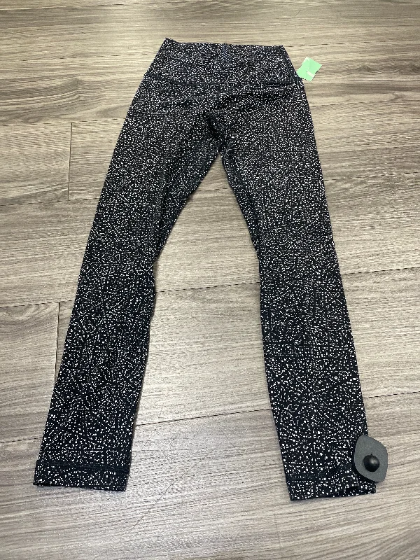 Athletic Leggings By Lululemon In Polkadot Pattern, Size: 2