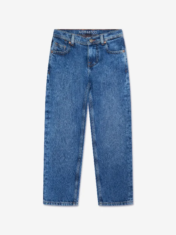 Guess Boys Wide Leg Jeans in Blue