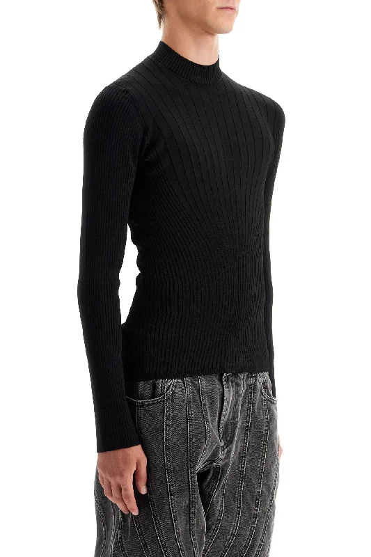 Mugler Fitted Long-Sleeved Top