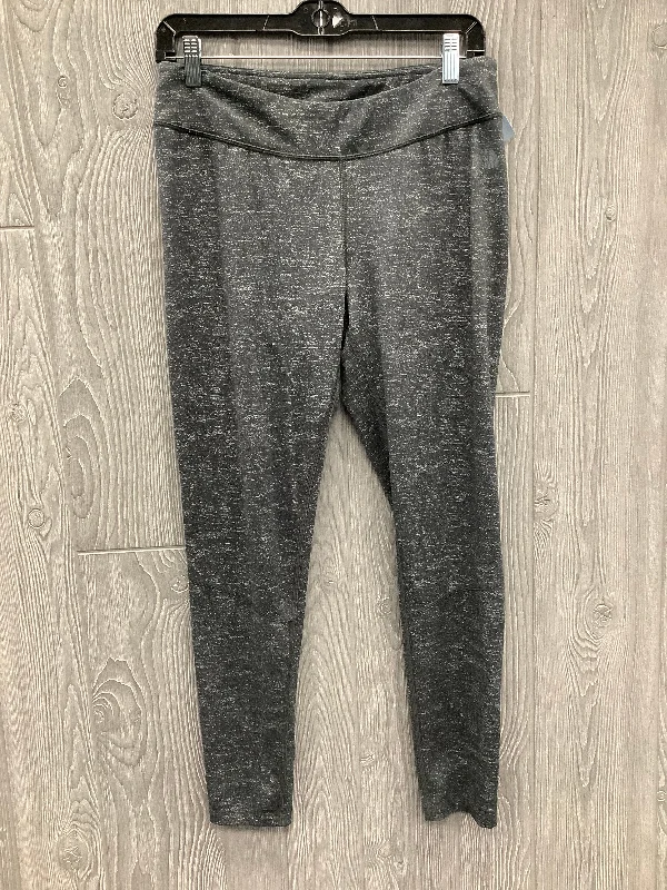 Athletic Leggings By The North Face In Grey, Size: L