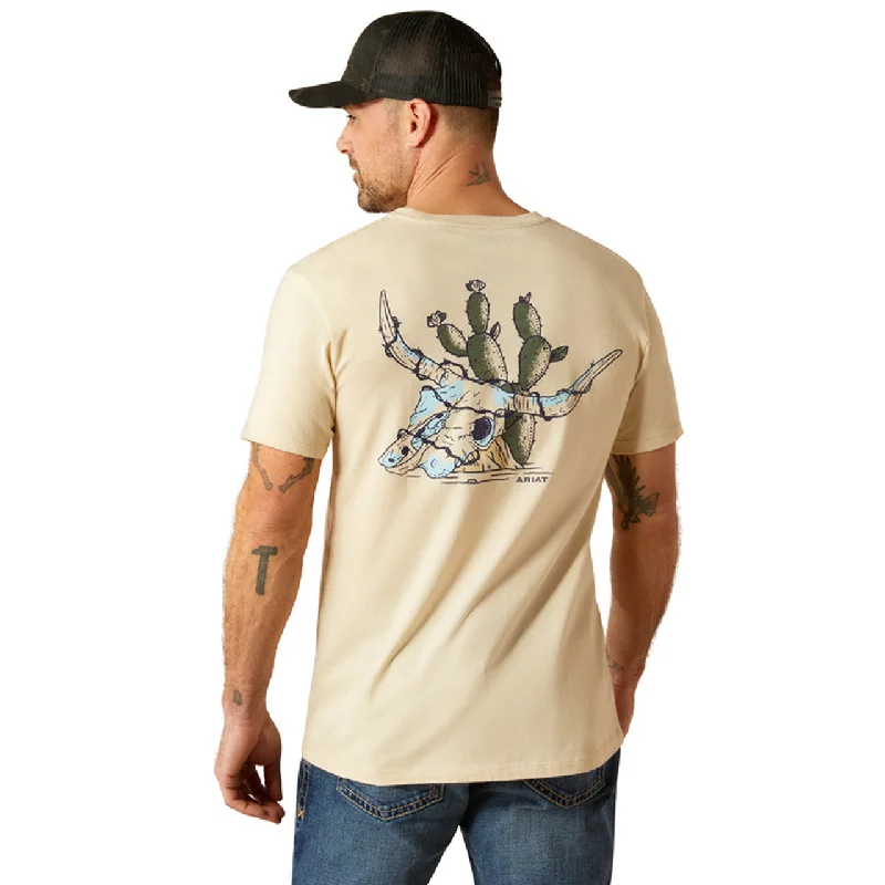 Ariat Men's Bleached Bones Graphic T-Shirt in Natural