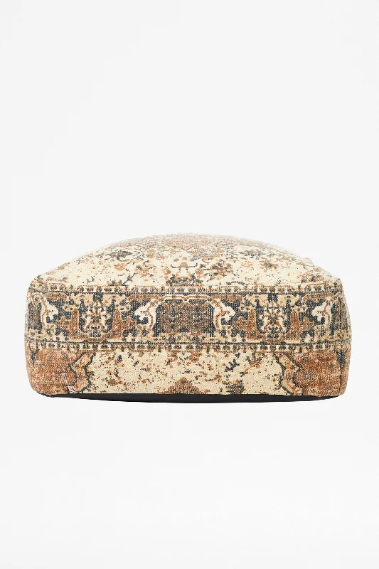 Natural Kasbar Pouffe