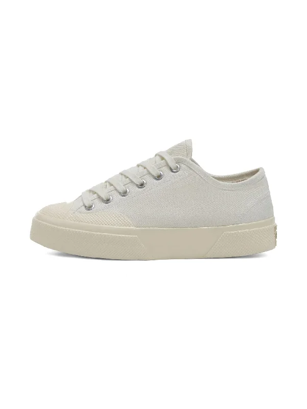 Sneakers Basse Artifact in Twill Bianco